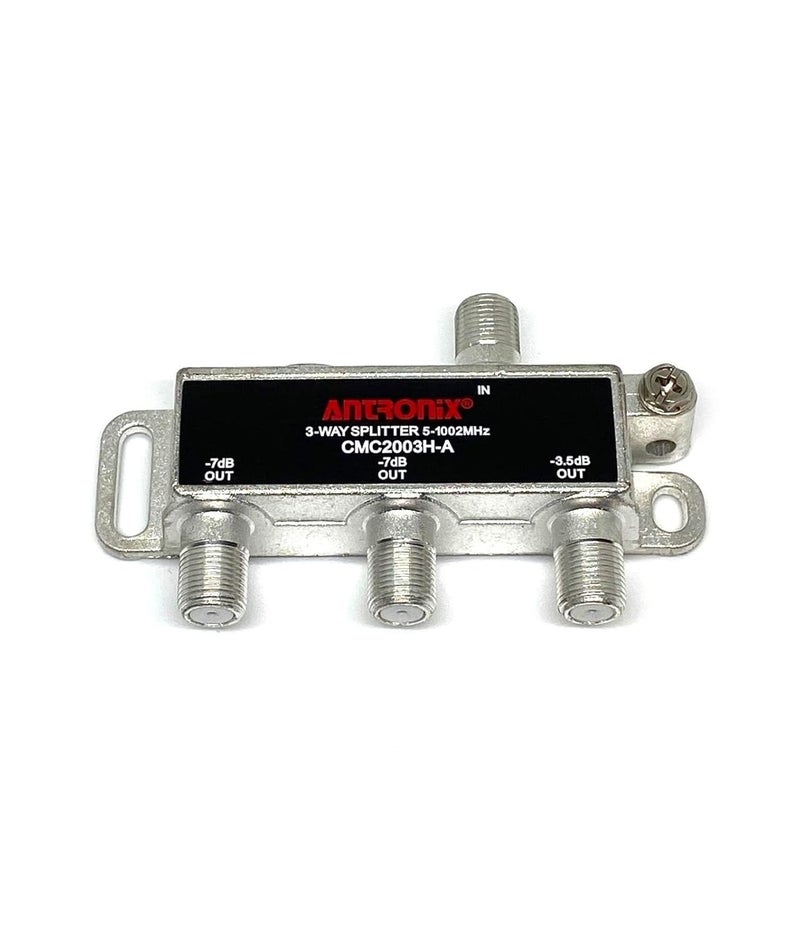 Antronix CMC2003H-A 3-Way Horizontal Splitter -3.5dB -7dB 5-1002 MHz High Performance for Coax Cable TV & Internet - Image 3